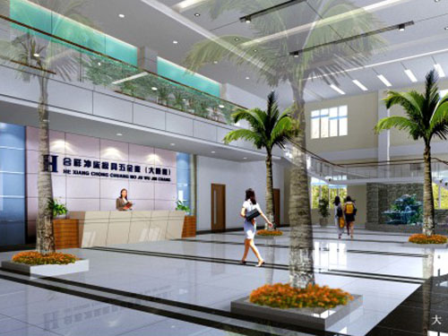 东莞办公楼装修工程案...